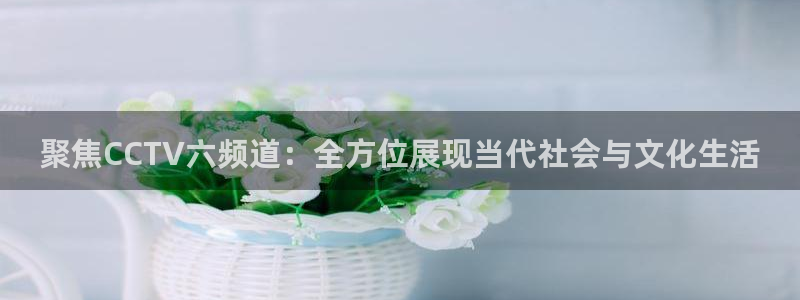 24直播吧nba直播：聚焦CCTV六频道：全方位展现当代社会与文化生活