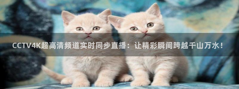 24直播直播：CCTV4K超高清频道实时同步直播：让精彩瞬间跨越千山万水！